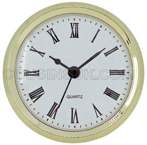 Ø72mm (Ø55mm), Gold Bezel & White Dial