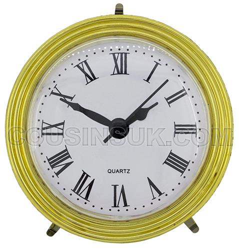 Ø85mm (Ø80mm) Gold Bezel & White Dial