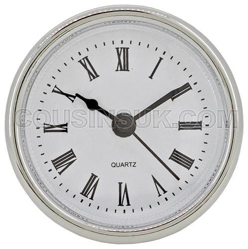 Ø61mm (Ø55mm), Silver Bezel & White Dial