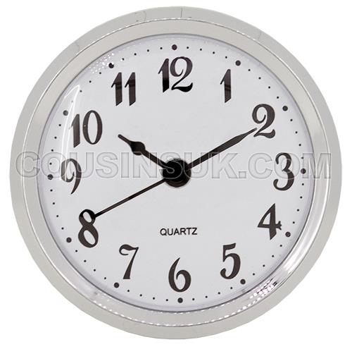 Ø72mm, Silver Bezel & White Dial