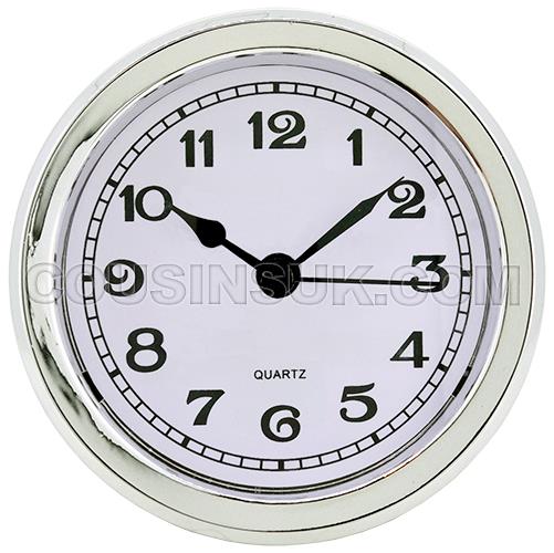 Ø103mm, Silver Bezel & White Dial