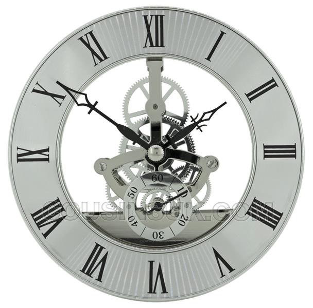 Steel, Ø113mm Skeleton Movement