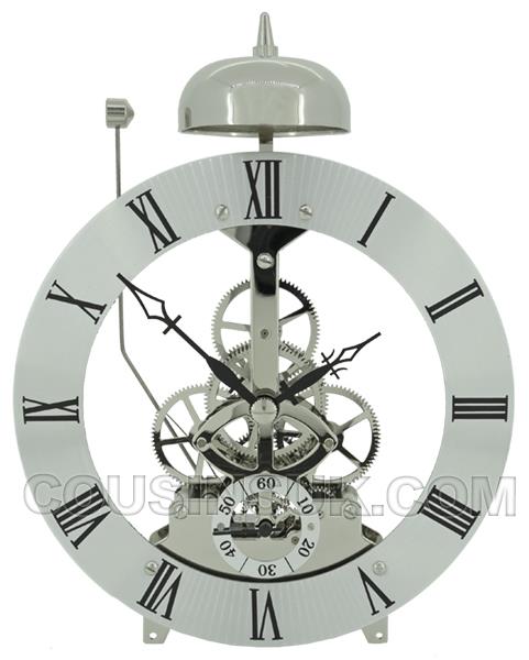 Steel, Ø135mm Skeleton Movement with Bell