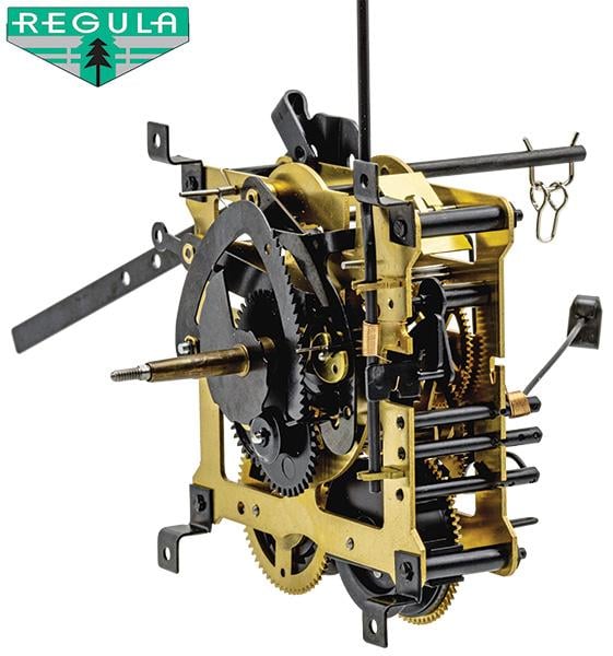 Regula 34 (23.5cm) 8 Day with Auto Night Shut Off (Pendulum swing shaft 47mm)