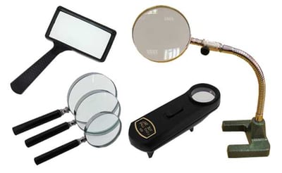 Magnifiers - Hand Held & Bench