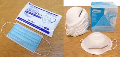 Masks (Dust, Hygiene & Safety)