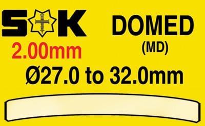 2.00mm Domed, Bevelled Wall (Sternkreuz MD)