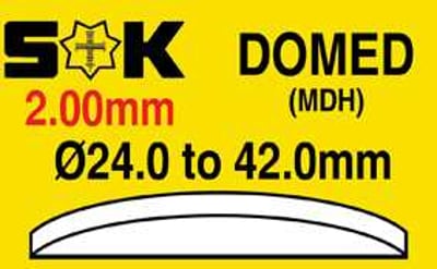 2.00mm Domed, Straight Wall (Sternkreuz MDH)