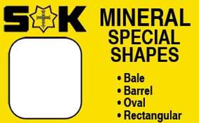 Mineral Flat Shaped Watch Glasses
