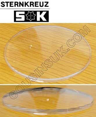 Acrylic (Plastic), Convex, Sternkreuz MP