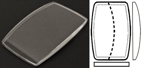 29.00mm x 18.60mm (H2.40mm x T1.05mm) Casio MTP 1165