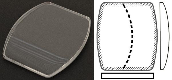 28.00mm x 24.00mm (H2.45mm x T1.50mm) Casio MTP 1212