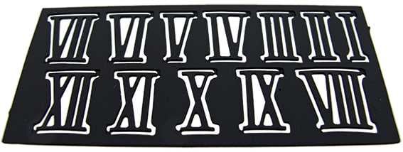 10mm High Numerals