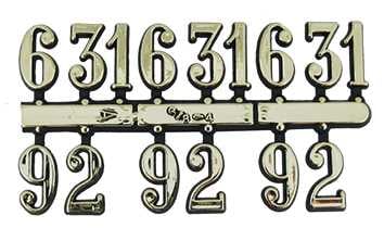 Style 2 (8mm High) Numerals