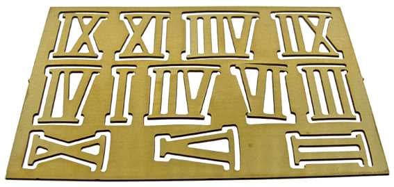 12mm High Numerals