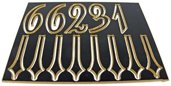 Style 2 (20mm) High Numerals*
