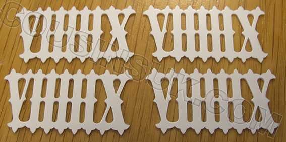 11mm Roman Cuckoo Numerals