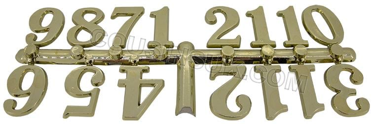 25mm High Numerals (Arabic)