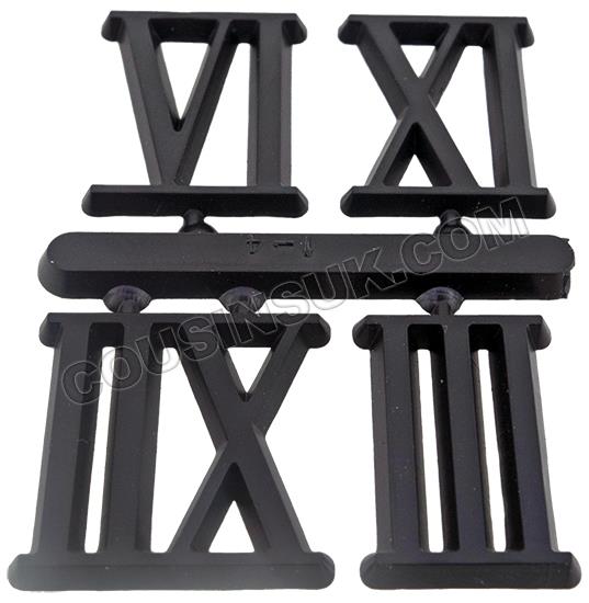 25mm High Numerals, German (3, 6, 9 & 12 Only)