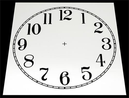 Arabic Numeral Transfer Set