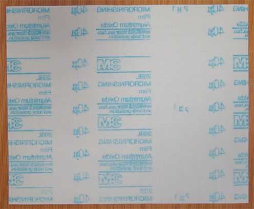 40 Micron (Grit 400, Blue) PSA
