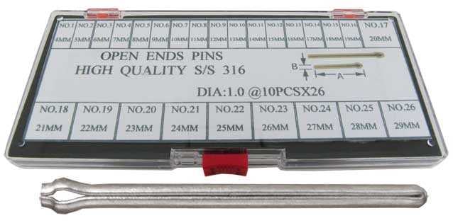 Ø1.00mm (4- 29mm) Pins