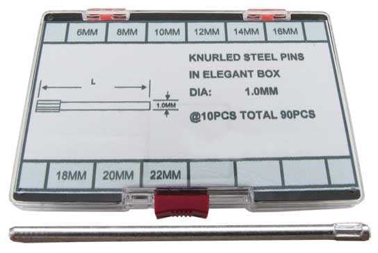 Ø1.00mm Knurled Pins