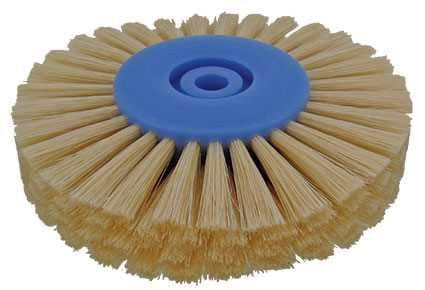 Ø80mm (4 Row) Straight, White Bristle