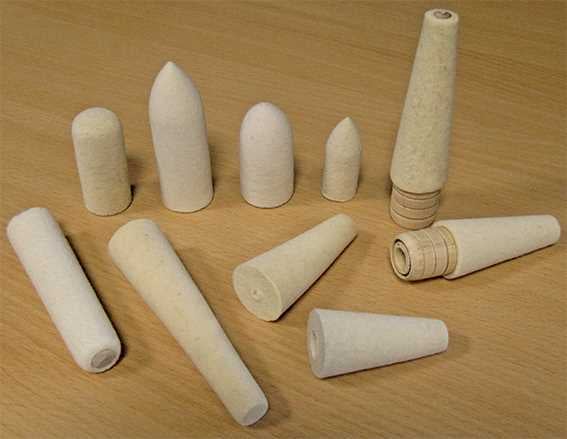 Felt Cones & Cylinders