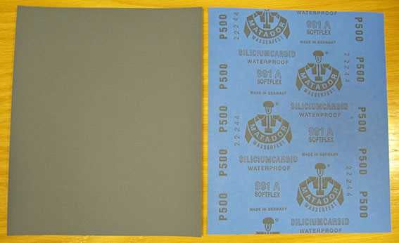 500 Grit Paper (A)