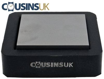 Steel (Polished with Rubber Mount), Square 70 x 70mm
