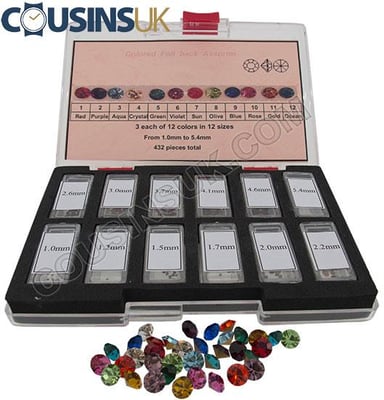 Coloured Glass Paste Stones
