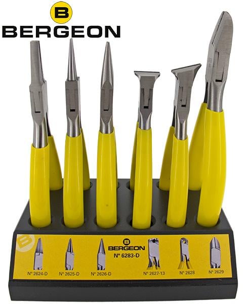 Bergeon (Set of 6, 130mm), Pliers (Smooth) & Cutters