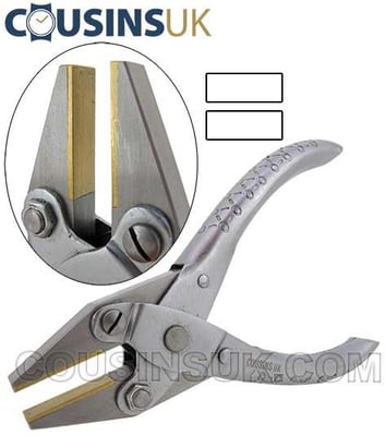 Flat Nose Pliers (Brass Jaws, Parallel Action)