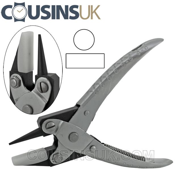 Round & Flat Nose Pliers (Nylon Jaws, Parallel Action)
