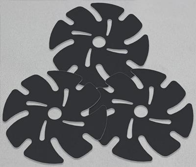 Cushion Back Pad (4 Inch), Pack*3