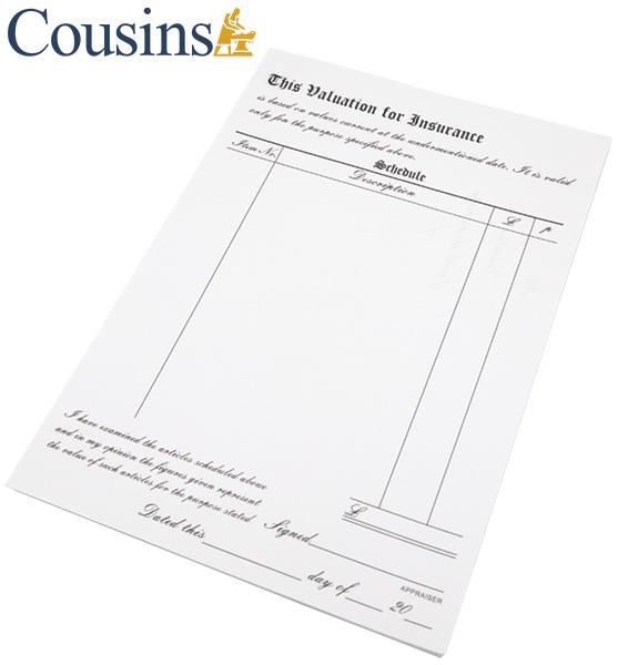 Valuation Forms