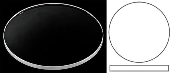 Ø37.00mm (Case Back Crystal x T1.80mm) Panerai Radiomir