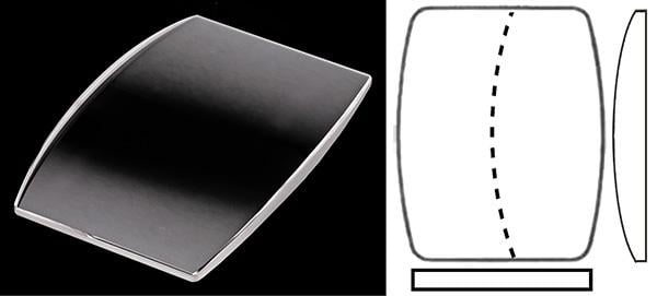 35.00mm x 25.50mm (H3.00mm) Panerai