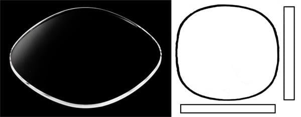 29.97mm x 29.97mm (T1.00mm) Piaget Black Tie Emperador