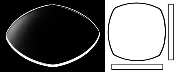 30.00mm x 30.00mm (T1.00mm) Piaget Emperador