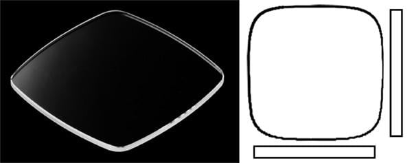 22.50mm x 22.50mm (T0.80mm) Piaget