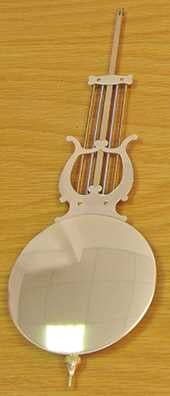 330 x Ø100mm (Stamped 45cm) Hermle Pendulum