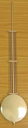 590 x Ø115mm (Stamped 66cm) Hermle Pendulum