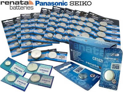 Lithium Cells (3v) Panasonic, Renata & Seiko