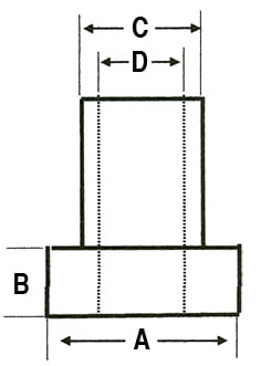 Stepped Pendant Tubes (Parallel Internal Diameter)