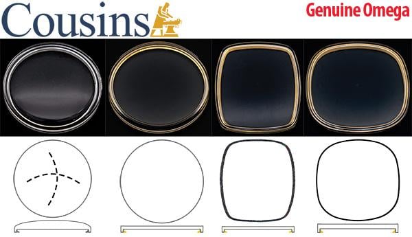 Genuine, Glasses, Acrylic (PC, PX, PZ Series, with Tension Ring)