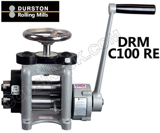 100mm Rollers, Square x9 & Half Rounds x4, 4:1 Gear Ratio