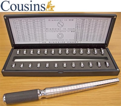 British Sizes, Wedding Ring Set, Superior Quality