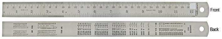 300mm (12") Steel Ruler